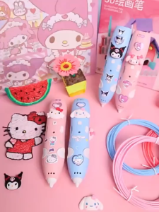 child 3D DIY For Digital Print Graffiti Pen Educational Toys With USB Cable Intelligent Pens Set