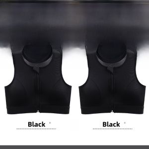 Miiow | Sports Bra Tank Top Womens Anti-shock No Sagging Front Zipper Large Chest Appears Small Running Fitness Vest Style Bra