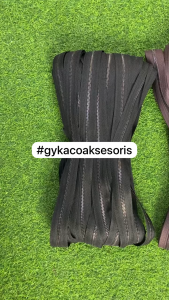 Accesoris Tas Daun Resleting 2 Arah Besi Alloy No.5A BESI MURNI (304 Coffee) Nekel Hitam - IMPORT