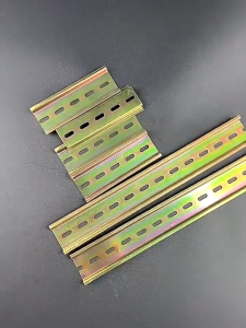 Metal DIN Rail 10/20/30/40/50cm Fixed C45 Circuit Breaker Rail Relay DIN Grooved Mounting Rail Tropa Hardware