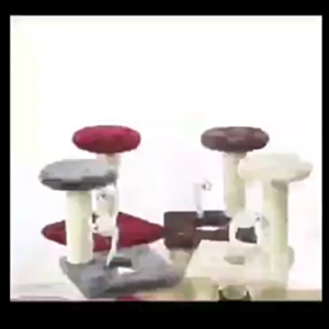 [SG ReadyStock] Mini Cat Tree Scratching Post |Sisal Scratch Pole |Climbing Tower |Indoor Cat House