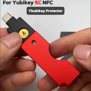 Special for YubiKey 5C NFC Protective Case - CNC Aluminum Alloy Cover Scratch Resistant & Anti-BendEasy to Install