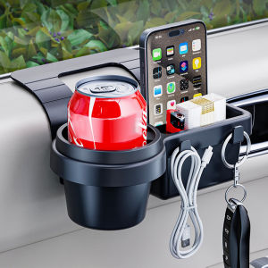 SEAMETAL Multifunctional Car Organizer Side Door Storage Box Hanging Storage Rack With Cup Holder Auto Interior Accessories