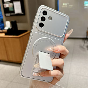 Sunward | Folding Bracket Magnetic Case For Samsung Galaxy Note 20 Ultra A57 A37 A17 A54 A56 A36 A26 A35 A07 A16 A55 A34 A25 Holder Cover