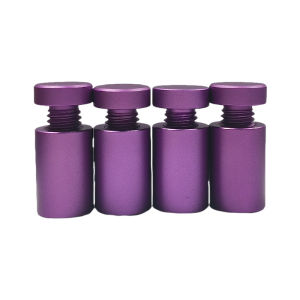 4pcs Aluminum Alloy Advertising Nails Diameter 13mm*13mm/19mm/25mm Wall Solid Decorative Bracket Screws Holder Nail Fasteners