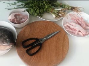 กรรไกรทำครัว 8 นิ้ว ใช้สำหรับตัดอาหาร-เครื่องครัวตราสมอ