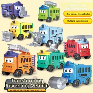 LIWAN | Transformable Construction Vehicle Inertial Car Model for Boys