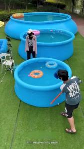 Folding Bathtub สระน้ํา สระว่ายน้ำครอบครัว  อ่างอาบน้ำ อ่างแช่น้ำสำหรับผู้ใหญ่เด็กพับได้ สำหรับผู้ใหญ่และเด็กแบบพับได้