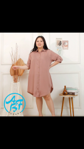 tunik polos wanita big size