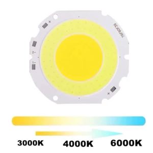 Nguồn Sáng LED COB Công Suất Cao 50W Chip 7660 Điện Áp DC30V-150V Bóng Đèn Downlight Ánh Sáng Trắng Lạnh 5000LM Dùng Cho Đèn Pha LED Tự Chế