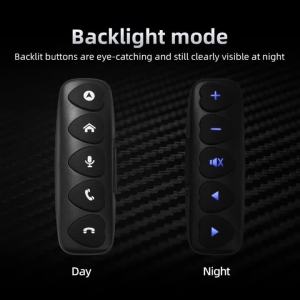 Smart Wireless Remote Control Buttons for Car Radio DVD GPS Multimedia 10 Keys Wheel Steering Controller LED universal Button