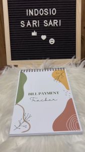 BILL PAYMENT TRACKER • Laminated Cover • A5 / A4 size • 80gsm • 70 leaves • 140 pages • Option to Customize