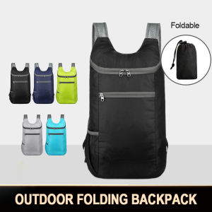 1pc Weekend Travel Bag Foldable Waterproof Tear-resistant Lightweight Backpack Large Capacity Travel Business Sports Backpack