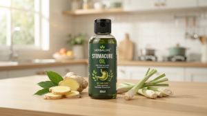 Buy1 Get1}Stomacure Oil 60ml - All-in-One Relief for Kabag & Stomach Problems - 100% Natural Ingredients - Fast Relief for Gas Bloating