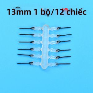 Bộ Dụng Cụ Gắn Kim Câu Cá Topranc 12 Chiếc Dụng Cụ Làm Cần Câu Cá Chép Bằng Kim Loại + Cao Su Phụ Kiện Câu Cá Chép