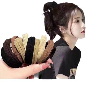 Dây Buộc Tóc Đàn Hồi Cao Cho Phụ Nữ Dây Buộc Tóc Bền Băng Keo Đen Dây Buộc Tóc Bằng Cao Su Dây Buộc Tóc Cho Phụ Nữ