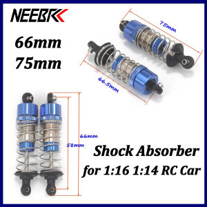 NEEBRC 66/75mm Shock Absorber Damper for RC Car MN128 MN86 MJX14303 14304 14207 Wltoys 144001 124017 124016 MJX 16208 SCY 16101