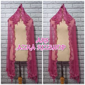 selendang mutiara dusty pink slendang akad nikah slendang manten MURAH