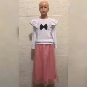 Atasan Anak Perempuan Model Kekinian Variasi Kerutan Lengan Panjang Mangset Atasan Yennie Kids Ada 4 Ukuran S-M-L-XL/Matt Babyterry Baju Viral Anak