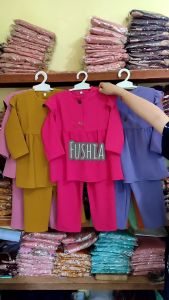 Setelan Crinkly Anak Perempuan Bayi Airflow