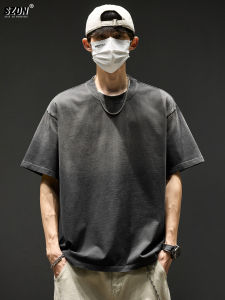 SZON | Heavyweight Retro Washed Fade Cotton T-Shirt