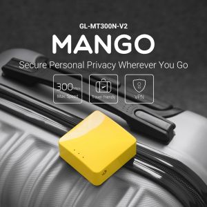 Gl.Inet | GL.iNet GL MT300N/V2 Mango Wireless Mini Portable VPN Travel Router Mobile Hotspot in Pocket WiFi Repeater Bridge