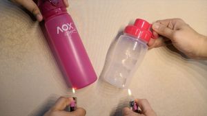 AOX On The Go (Award-Winning Brand) - Medical Grade Silicone Water Bottle, BPA Free, Heat Resistant, Convenient