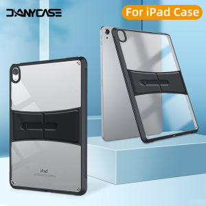 Acrylic Tablet Case For iPad Air 4/5 10.9 iPad Pro 11 2nd 3th 4th7/8/9th 10.210th 10.9 11th (A16) 115/6th 9.7Mini 6 Mini 7 A17 Pro 8.3 Mini 4 5 Transparent Back Cover With Foldable Stand