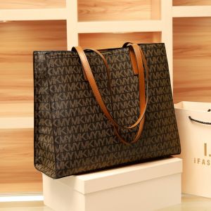 Hong Kong Large Capacity Genuine Leather Shoulder Bag Womens Fashionable Tote Bag Single Shoulder Slant Cross Bag 2022 New Style