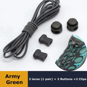 Elastic Shoelaces Round Spring Lock Lazy Shoe Laces Can Free Adjust Take A Walk Sports Safety No Tie Shoes Lace Rubber band