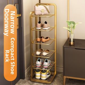 Simple Iron Shoe Rack Household Dustproof Economical Corner Suitable