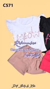 D4 SETELAN ROK CELANA ANAK PEREMPUAN MINJI C571