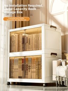 MEIZHUFU | Books Storage Box Foldable