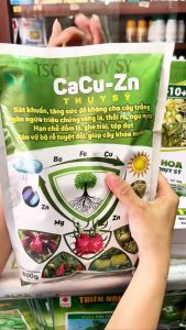 Phân bón CACU ZN Thụy Sỹ Ngăn Ngừa Vàng Lá Thối Rễ Ngủ Ngày Hạn Chế Đốm Lá Ghẻ Trái Tóp Đọt - Túi 800g