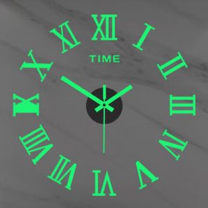 3D Luminous Large Wall Clock Modern Design DIY Digital Table Wall Clocks  Wall Clock Free Shiping Living Room Decorative Watch