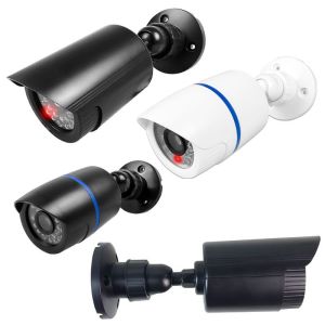 High Simulation Wireless Dummy Fake CCTV Camera Red Flashing Leds 2AAA Waterproof Scare The Thief Home Office Security System