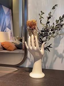 Artistic Hand-Shaped Ceramic Vase