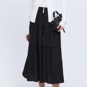 SDEER | Chinese Style A-Line Skirt