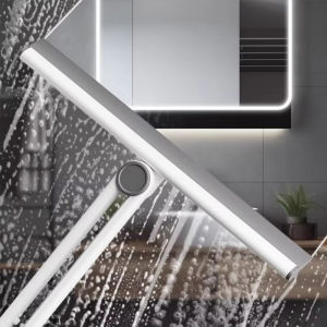 Household Folding Wipe Glass Wiper r Silicone Scraper Washing Wiper Glass Clean Floor Window Glass Cleaning Tool Water Wall