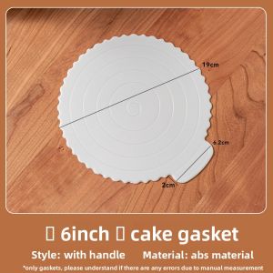 MEIDI | Transparent Frost Handheld Round Cake Packaging Box 8 inch