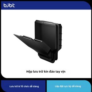 BJBT | Hộp Đựng Thẻ Bảo Mật Bảng Điều Khiển Trung Tâm BJBT Dành Cho Tesla Model 3 Y Juniper 2024-2026 Khay Đựng Đồ Xe Hơi Bằng Chất Liệu ABS