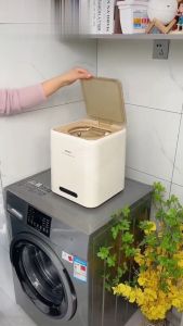 7L fully automatic mini washing machine with dryer portable 7kg automatic blue light sterilization small mini washing machine迷你洗衣机
