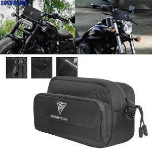 Motorcycle Handlebar Bag Universal Dirt Bike E-bike Handle Bar Front Fork Tool Bag Barrel Bags Riding Shoulder Chest Bag For BMW
