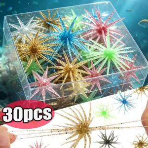 30Pcs Floating Soft Bait Tentacled Sea Urchin Nest Soft Worm for Metal Head Jig Perch Mandarin Fish Snakefish Catfish