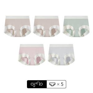 AIMO | Earsey Seamless Cotton Underwear Womens Mid-High Waist Triangle Panties Antibacterial Comfortable Breathable Pure Cotton Crotch