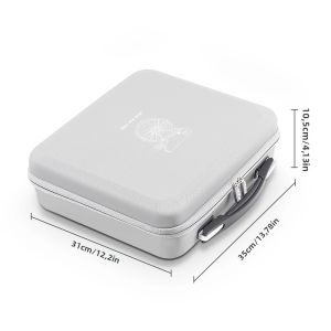 Túi Đeo Vai Bằng Da PU XFJI Dành Cho DJI Flip RC 2/RC-N3 Hộp Đựng Cứng Có Lớp Lót Lycra Phụ Kiện Đựng Máy Bay Không Người Lái