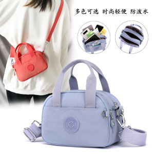 New 2025 Canvas Shoulder Bag Womens Handbag Oxford Cloth Waterproof Shopping Crossbody Bag Versatile Small Square Bag