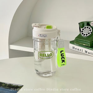 Cốc Nhựa Cốc Đựng Nước Có Ống Hút Cỡ Lớn Di Động Mùa Hè Cho Nam Và Nữ Cốc Đựng Nước Đơn Giản Chịu Nhiệt Độ Cao Cốc Đựng Nước