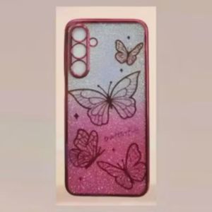 Casing Samsung A60 A15 M15 A06 A16 5G A03 A04 A05S A13 4G A15 4G A15 5G A26 A36 A50 A50S  - Casing TPU List Gold Chrome Butterfly