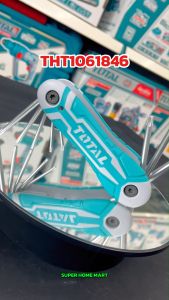 Total ประแจแอล หกเหลี่ยม / หัวบอล / หัวท๊อกซ์ / หัวบล็อค แบบตลับ รุ่น THT1061826 / THT1061836 / THT1061846 / THFND061 (Foldable Key) ประแจหกเหลี่ยม / ตลับกุญแจ พับได้